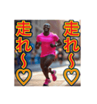 ※マラソンが大好きな♡ゲイの黒人男性（個別スタンプ：5）