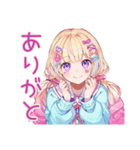 パステル女子の待ち合わせ♡（個別スタンプ：3）