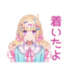 パステル女子の待ち合わせ♡（個別スタンプ：5）