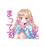 パステル女子の待ち合わせ♡（個別スタンプ：35）