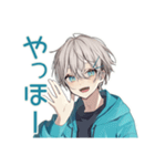 天使界隈くんの毎日挨拶★ポップ（個別スタンプ：3）