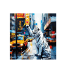 ホワイトタイガーの新日常6（個別スタンプ：20）