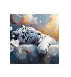 ホワイトタイガーの新日常6（個別スタンプ：26）