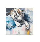 ホワイトタイガーの新日常6（個別スタンプ：39）