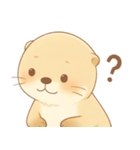 疲れ気味だるいカワウソ2[やる気が出ない]（個別スタンプ：30）