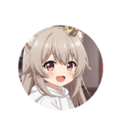 バンドミルクティーみなみちゃんプレミアム（個別スタンプ：18）