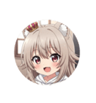 バンドミルクティーみなみちゃんプレミアム（個別スタンプ：27）