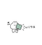 うさぎのきもち。〜あいさつは大事〜（個別スタンプ：3）