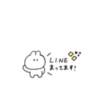 うさぎのきもち。〜あいさつは大事〜（個別スタンプ：40）