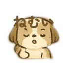 シーズー 日常挨拶（個別スタンプ：3）