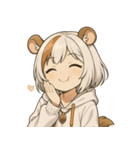 なりきりハムスタンプ（個別スタンプ：1）