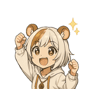 なりきりハムスタンプ（個別スタンプ：5）