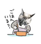 うちの猫るりぽん ちょっとリアル（個別スタンプ：24）