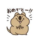 ニコッとワラえばクアッカ笑ビー。（個別スタンプ：15）