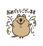 ニコッとワラえばクアッカ笑ビー。（個別スタンプ：16）