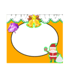 クリスマスのフレーム♡（個別スタンプ：1）