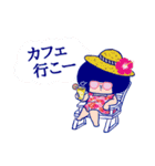 まるいひと5 (たのしい)（個別スタンプ：4）