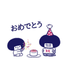 まるいひと5 (たのしい)（個別スタンプ：22）