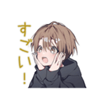ゆるパーカーくんの毎日挨拶（個別スタンプ：13）