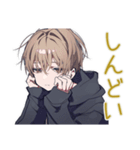 ゆるパーカーくんの毎日挨拶（個別スタンプ：16）