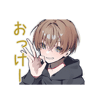 ゆるパーカーくんの毎日挨拶（個別スタンプ：27）