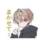 ゆるパーカーくんの毎日挨拶（個別スタンプ：34）
