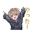 ゆるパーカーくんの毎日挨拶（個別スタンプ：40）