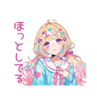 パステル女子の毎日挨拶♡（個別スタンプ：18）