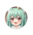 カラフルみなみちゃんプレミアム（個別スタンプ：18）