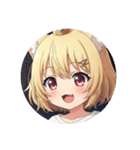 カラフルみなみちゃんプレミアム（個別スタンプ：24）