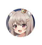 カラフルみなみちゃんプレミアム（個別スタンプ：25）