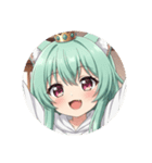 カラフルみなみちゃんプレミアム（個別スタンプ：28）