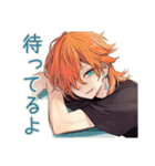送迎するわんこ系ギャル男★連絡（個別スタンプ：22）