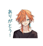 送迎するわんこ系ギャル男★連絡（個別スタンプ：34）