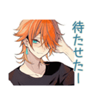 送迎するわんこ系ギャル男★連絡（個別スタンプ：38）
