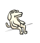 変な犬と友達3（個別スタンプ：20）
