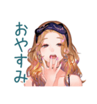 オトナギャルの深夜飯テロ★攻撃（個別スタンプ：7）