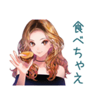 オトナギャルの深夜飯テロ★攻撃（個別スタンプ：12）