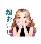 オトナギャルの深夜飯テロ★攻撃（個別スタンプ：16）