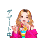 オトナギャルの深夜飯テロ★攻撃（個別スタンプ：24）