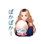 オトナギャルの深夜飯テロ★攻撃（個別スタンプ：30）