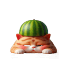 さわやかでおもしろいスイカにゃん（個別スタンプ：20）