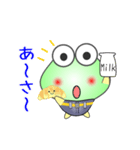 nobobi アニメ 元気なゲロゲロ（個別スタンプ：8）