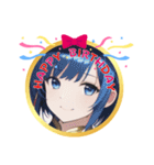 AI美少女2・誕生日おめでとう☆記念日（個別スタンプ：2）