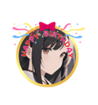 AI美少女2・誕生日おめでとう☆記念日（個別スタンプ：3）