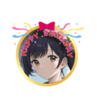AI美少女2・誕生日おめでとう☆記念日（個別スタンプ：6）