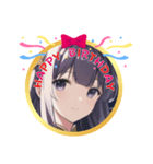 AI美少女2・誕生日おめでとう☆記念日（個別スタンプ：11）