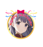 AI美少女2・誕生日おめでとう☆記念日（個別スタンプ：18）