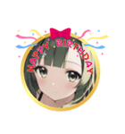 AI美少女2・誕生日おめでとう☆記念日（個別スタンプ：24）