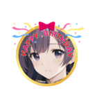 AI美少女2・誕生日おめでとう☆記念日（個別スタンプ：25）